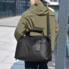 Sporttasche für Herren – Schwarze Reisetasche mit verstellbarem Schultergurt für Fitnessstudio, Reisen und Sportliebhaber, Fitness-Ausrüstungstasche 2