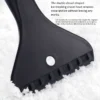 1 Stück Auto-Schneebürste und Eiskratzer, Eiskratzer für die Windschutzscheibe des Autos, mit ergonomischem Schaumstoffgriff und Kopf für Autos, LKWs und SUVs 4