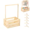 Holz Baby Dusche Korb Schrank Mehrzweck Baby Dusche Korb mit Organizer Baby Lagerung Kiste Haushalt Dekorativ