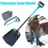 Winter Teleskop Schneeschaufel Multifunktionale Tragbare Schneeschaufel Enteisung Multifunktionsschaufel Winter Schneeschaufel Zubehör