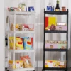 Haushalt Multi-schicht Kleine Warenkorb Lagerung Rack Boden Zu Boden Küche Schlafzimmer Badezimmer Lagerung Rack Lagerung Rack Mit Rädern 1