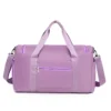 Unisex-Reisegepäcktasche mit großem Fassungsvermögen, Sport-Sporttasche, perfekt für den Wochenende, Übernachtungsgepäcktasche mit Schuhfach 5