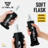 WRELS Tragbare weiche TPU-Wasserflasche, BPA-frei, faltbar, weiche Flaschen für Outdoor-Sport, Marathon, Laufen, Trink, Camping, Wandern 1