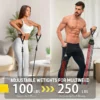 Multifunktionales Widerstands-Übungsset, Spannseil, Fitness-Spannungsgurt, elastisches Seil und tragbare Fitnessgeräte 4
