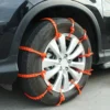 NEUE 2-50Pc Auto Reifen Schnee Ketten Anti-skid Winter Outdoor Auto Reifen Rad Kette Notfall Doppel rillen Anti Slip Auto Zubehör 4