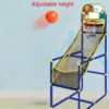 Angenehmes Arcade-Basketballspiel-Set – Dual-Play für drinnen und draußen, einfache Einrichtung mit Pumpe und Bällen, ideales Weihnachts- und Geburtstagsgeschenk 3