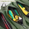 Robuste aufrollbare Werkzeugtasche, 5 Taschen, Handwerkzeuge, Roll-Organizer, tragbare Werkzeug-Rolltasche, All-in-One-Garagen-Aufbewahrungstasche für Mechaniker 5