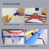 Angenehmes Arcade-Basketballspiel-Set – Dual-Play für drinnen und draußen, einfache Einrichtung mit Pumpe und Bällen, ideales Weihnachts- und Geburtstagsgeschenk 5