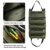Robuste aufrollbare Werkzeugtasche, 5 Taschen, Handwerkzeuge, Roll-Organizer, tragbare Werkzeug-Rolltasche, All-in-One-Garagen-Aufbewahrungstasche für Mechaniker 4