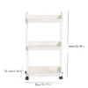 Haushalt Multi-schicht Kleine Warenkorb Lagerung Rack Boden Zu Boden Küche Schlafzimmer Badezimmer Lagerung Rack Lagerung Rack Mit Rädern 3
