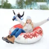 1-teiliger aufblasbarer Schneeschlauch für Erwachsene, verdickter, robuster Schlitten mit Griffen, Winter-Outdoor-Sportausrüstung für Familienaktivitäten 3