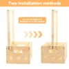 Holz Baby Dusche Korb Schrank Mehrzweck Baby Dusche Korb mit Organizer Baby Lagerung Kiste Haushalt Dekorativ 5