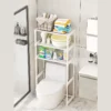 Mehr schicht iges Toiletten lager regal Perforation freies Lager regal Waschmaschinen regal mit großer Kapazität Platzsparender Steh halter 2