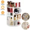 360 °   Rotierender Make-up-Organizer, transparenter Plattenspieler, Lazy Susan Organizer, drehende Kosmetik-Aufbewahrungsvitrine, Kosmetik-Organizer 2