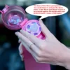 1pc Luft Wasser Flasche Mit 1pc Zufällige Geschmack Pods Tragbare Transparent Mit Stroh Auslaufsicher Geeignet für Outdoor Sport 5
