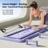 Pilates-Board zu Hause, Pilates-Board, faltbar, 4-in-1-Übungsrad, Roller-Übungsausrüstung für Heim-Fitnessstudio, Workout-Trainer 2