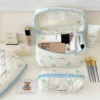 Korea Bogen Druck Frauen Make-Up Tasche Große Kapazität Tragbare Kosmetik Fall Für Reise Toilettenartikel Kosmetik Lagerung Tasche 5