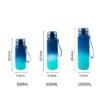 1-Liter-Sportwasserflasche mit großem Fassungsvermögen für Herren und Damen, Sommer, tragbare Plastikflasche für Outdoor-Reisen, Fitness, Trinkgeschirr 5