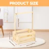 Holz Baby Dusche Korb Schrank Mehrzweck Baby Dusche Korb mit Organizer Baby Lagerung Kiste Haushalt Dekorativ 6