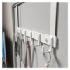 Haken über der Tür, 6 Haken, Kleidung, Mantel, Hut, Handtuchhalter, Badezimmer-Organizer, Rack, Türhänger, Halter, Heim- und Küchenzubehör 2