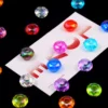 Transparente AB Farbe Acryl Rad Perlen Glas Spacer Lose Perlen 14mm Für Schmuck Machen Armband DIY Schlüsselbund Zubehör 5