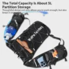 NEWBOLER Outdoor Trail Running Ultraleichter Rucksack Laufende Trinkweste Atmungsaktiver Marathon Laufrucksack Wasserflasche 4