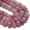 6x11mm AAA Unregelmäßige Naturstein Erdbeere Quarz Perlen Lose Perlen für Schmuck Machen DIY Energie Charms Armbänder zubehör 4