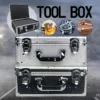 1 stücke Tragbare ToolBox Aluminium Sicherheit Ausrüstung Toolbox Instrument Fall Lagerung Box Koffer Schlagfest Fall mit Schwamm 1