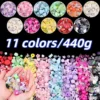 Neu verbesserte 11-Farben-Mischstil Bonbonfarbene Acrylperlen für DIY handgefertigte Armbänder Schmuckherstellung Telefonkettenzubehör 1