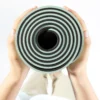 Rutschfeste Yogamatten, Pilates-Fitnessmatten, umweltfreundlich, Damen-Yogamatten und Trainingsmatten, geeignet für Heimtraining 6