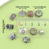7/43 Stück verschiedene silbrige Perlen und Perlen sortierte, DIY-Armbänder, Halsketten, Ohrringe, Telefonketten, Geschenkdekorationszubehör 4