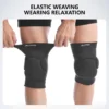 AOLIKES 1 Paar Unisex-Knieschützer für professionelle Volleyball-Tanz, verdickter, elastischer, rutschfester Schutz zum Skaten und Skifahren 6