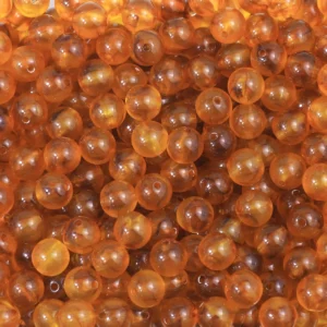 12–20 mm Acryl-Ombre-Perlen, rund, mit kleinen Löchern, braun, handgefertigt, zum Selbermachen für die Schmuckherstellung, Perlenschnüre, lose Perlen, Zubehör