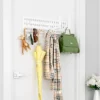 Bohrfreie, an der Wand montierte Stecktafel mit verschiedenen Zubehörten für die DIY-Aufbewahrung, ideal für Heimstudie und Organisation hinter dem Tür 6
