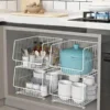 Schrank-Organizer und Aufbewahrung, Kleider-Hängeregale, Drahtkörbe, Aufbewahrungskorb, Behälter, für Kleidung, Pullover, Schuhe, Handtaschen 5