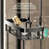 No-Drill Dusch wanne | Badezimmer Glastür Aufbewahrung skorb | Handtuch Organizer Rack für bequemen Bade raum 3