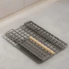 Ausziehbarer Schrank-Organizer, faltbar, ausziehbar, Speisekammer-Regale, Schubladen-Aufbewahrung, verschiebbarer Netz-Schrankkorb für Küche und Badezimmer 5