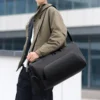 Sport-Sporttasche, Handtasche mit großem Fassungsvermögen, tragbare Reisetasche, mehrere Fächer mit Schuhaufbewahrung, perfekt für den Urlaub, Fitnessstudio 6