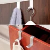 2–20 Stück Schubladenhaken aus Edelstahl, wendbar über der Tür, Schrank, Schranktür, Handtuchhalter, Halter, Hakenregal für Büroküche 4