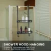 Carbon Stahl Dusche Caddy Hängen Bad Regale Organizer Nagel-freies Shampoo Halter Lagerung Regal Rack Badezimmer Korb Halter 5