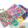 170 teile/los Boxed 15mm Farbige Silikon Runde Perlen Gemischt Set Für Schmuck DIY Schlüsselbund Stift Halskette Armband Ohrringe Zubehör