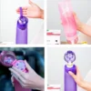 1pc Luft Wasser Flasche Mit 1pc Zufällige Geschmack Pods Tragbare Transparent Mit Stroh Auslaufsicher Geeignet für Outdoor Sport 6