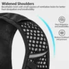 NEWBOLER Outdoor Trail Running Ultraleichter Rucksack Laufende Trinkweste Atmungsaktiver Marathon Laufrucksack Wasserflasche 6