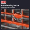 DGEV 2/4 Multi-Grid-Schubladen-Teilebox, Wandmontage, Schraubenklassifizierung, Komponentenbox, Aufbewahrungsbox für elektronische Komponenten, Werkzeugkasten 4