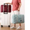 Faltbare Reisetasche für Flugzeuge, Handgepäcktasche für Damen und Mädchen, leicht, großes Fassungsvermögen, Sport, Wochenendausflug über Nacht 4