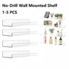 1–5 Stück 30 cm Wandregal aus Acryl, U-förmiges, transparentes Präsentationsregal für Actionfiguren, Bücher und Sammlerorganisationen