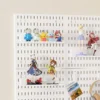 Nordisches multifunktionales Stecktafel, verwendet für Tür, Wand, Garage, Küchenaufbewahrung und Präsentation; Perforiert. 6