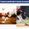 Baseball Nr. 9Softball Hardball Training Handgefertigte Bälle Fitnessprodukte Weiß Sicherheit Kinder Baseballs Herren Übungsteamspiel 5