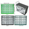 Multi-Grid Schublade Typ Teile Box Wand-montiert Kombinierte Komponente Werkzeug Box Bausteine Schraube Lagerung Fall Werkzeug Organizer 3