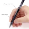 3/6/12 Stück Japan UNI Gelstifte Uniball Figno Signature Pen UMN-105 0,5 mm Presse Rot Blau Schwarz zum Schreiben von Schulbüro-Briefpapier 4